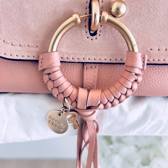 COPY - See by Chloe L33012 Pink Joan Mini Hobo Leather Suede - Picture 9 of 12